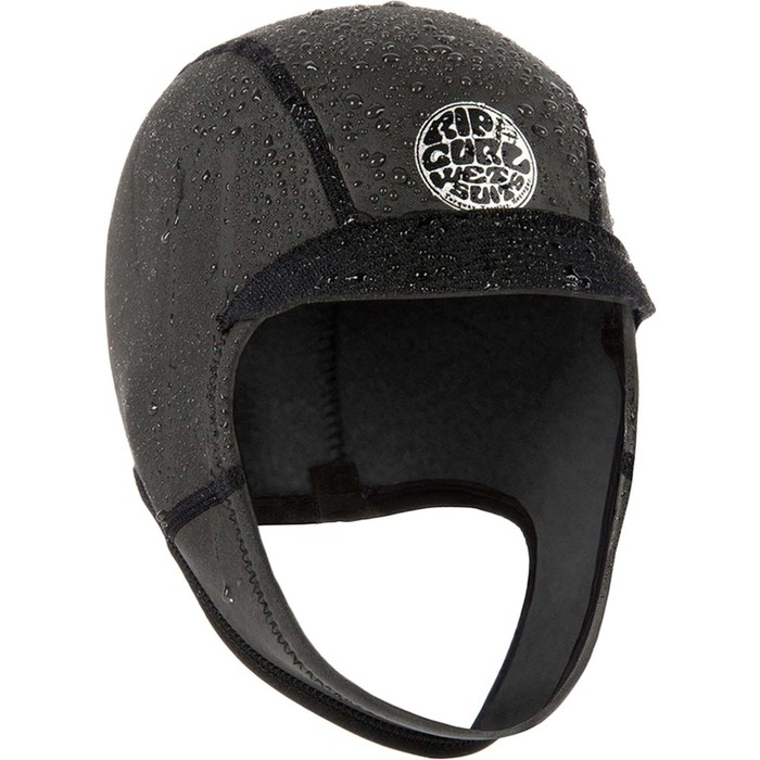 2025 Rip Curl Dawn Patrol 2mm Surf Cap WHO1AM - Black